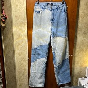 Hollister ultra high rise dad jean
